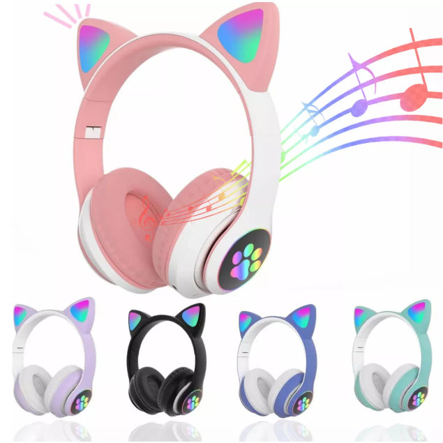 Fone de Ouvido de Gatinho - Bluetooth
