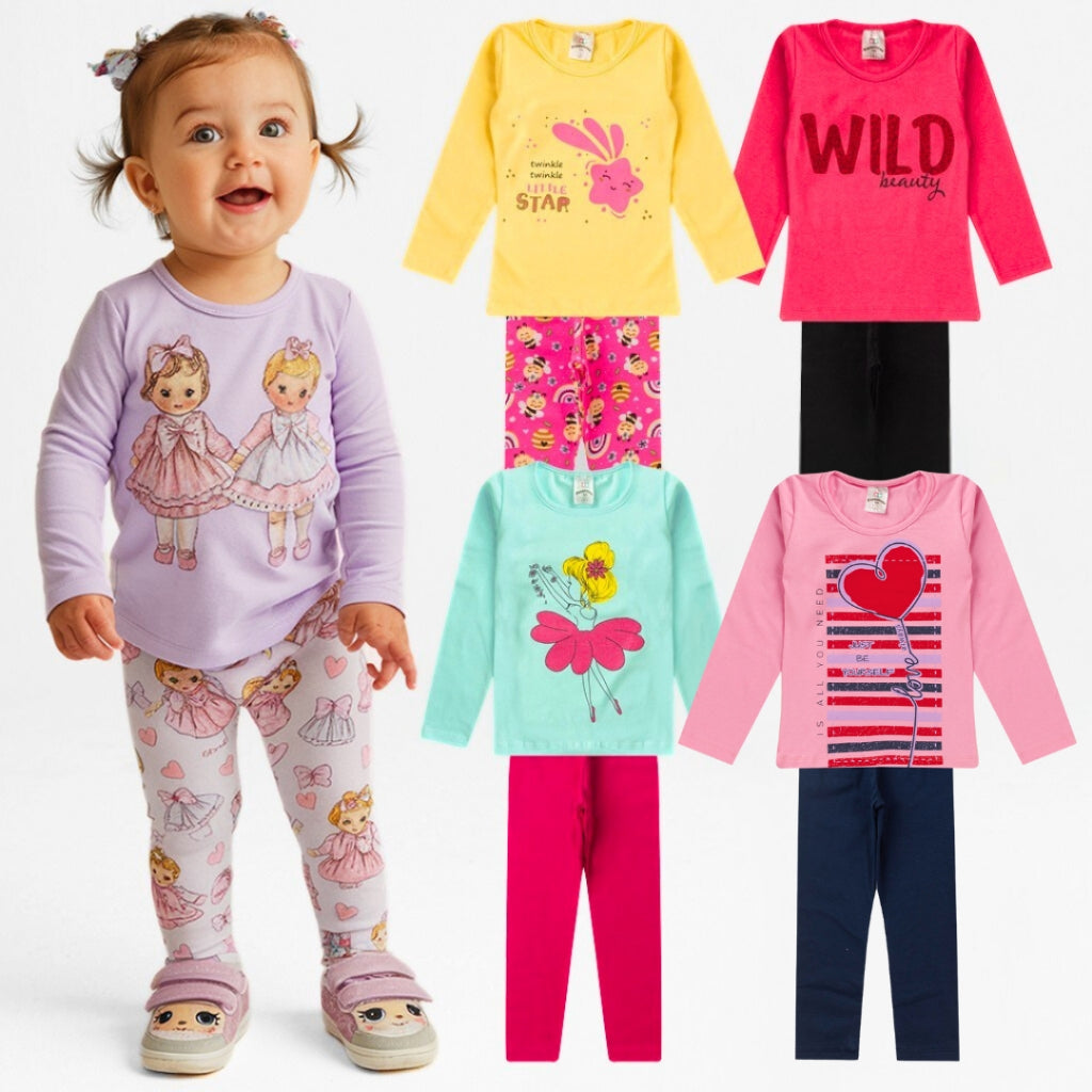 Conjunto de Inverno - 4 Peças Infantil