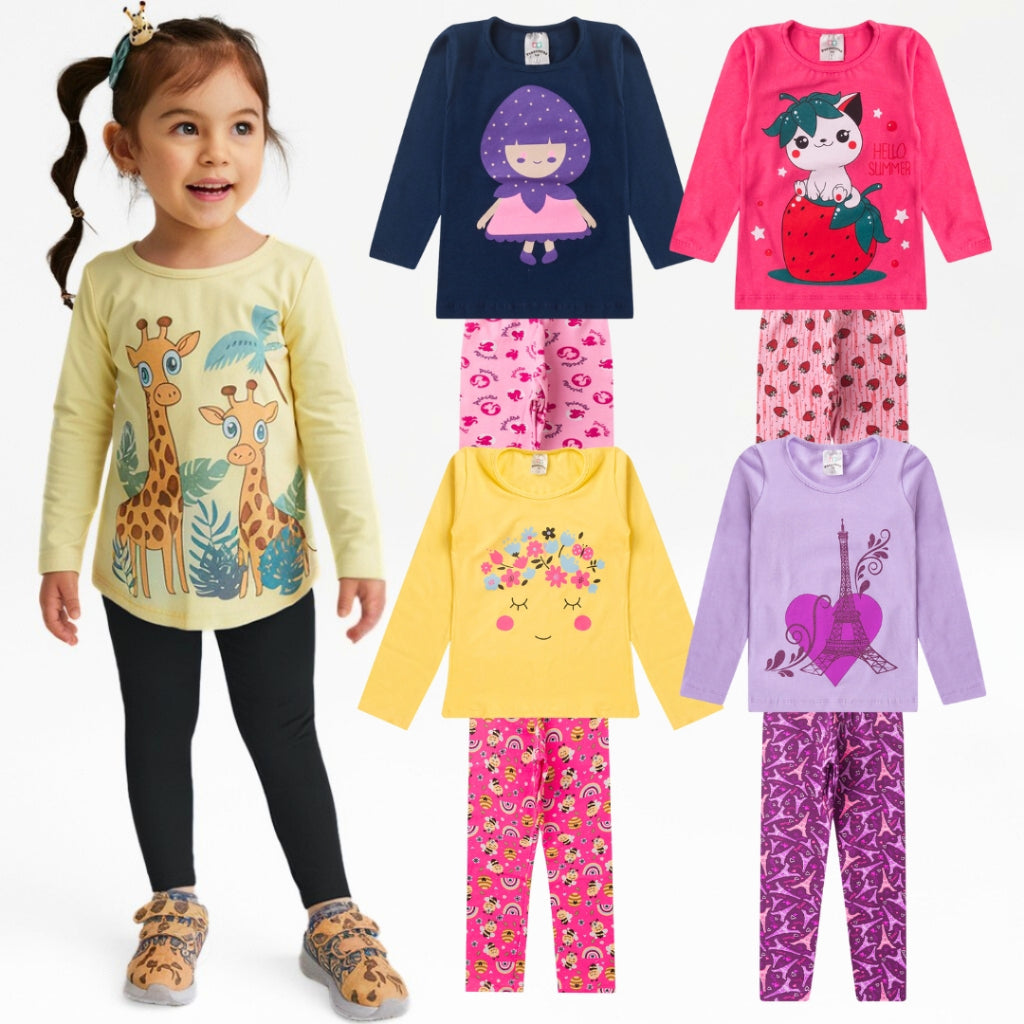 Conjunto de Inverno - 4 Peças Infantil