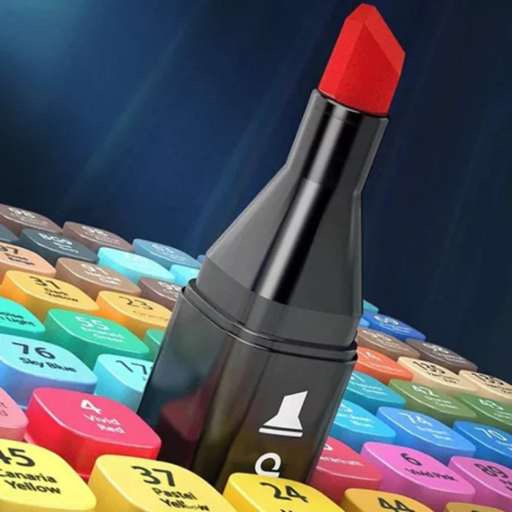 Kit com 48 Canetinhas Ponta Dupla