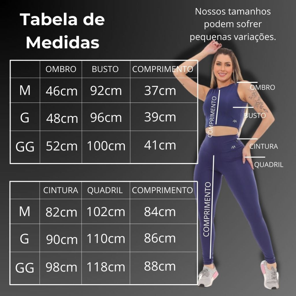 Conjunto Fitness - Blackout