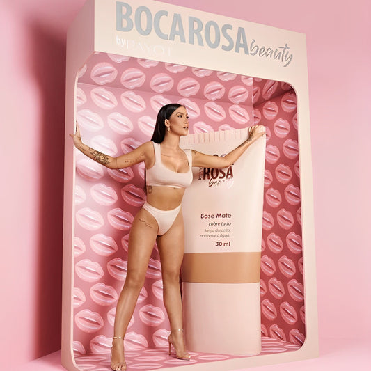 Base Líquida Boca Rosa - Cobertura Alta