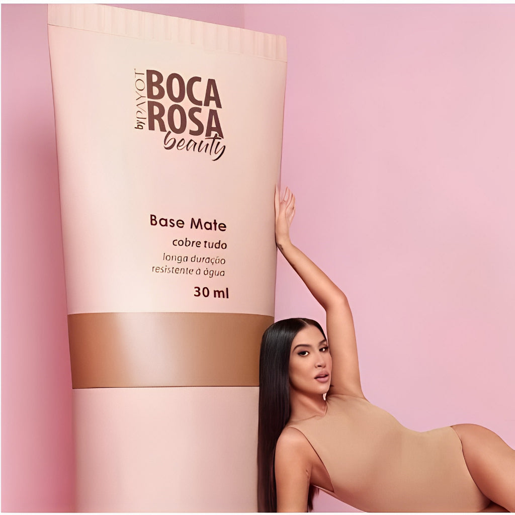 Base Líquida Boca Rosa - Cobertura Alta