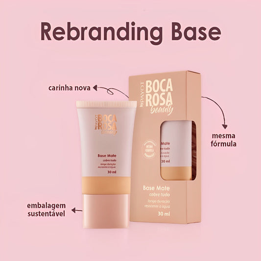 Base Líquida Boca Rosa - Cobertura Alta