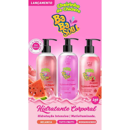 Kit com 3 Hidratantes Corporais Babasoul