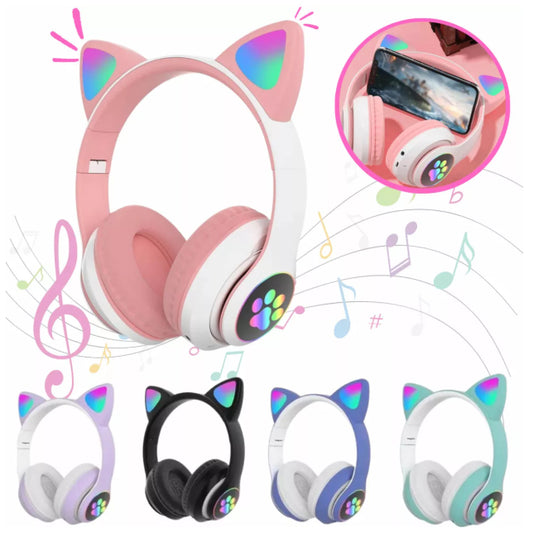 Fone de Ouvido de Gatinho - Bluetooth