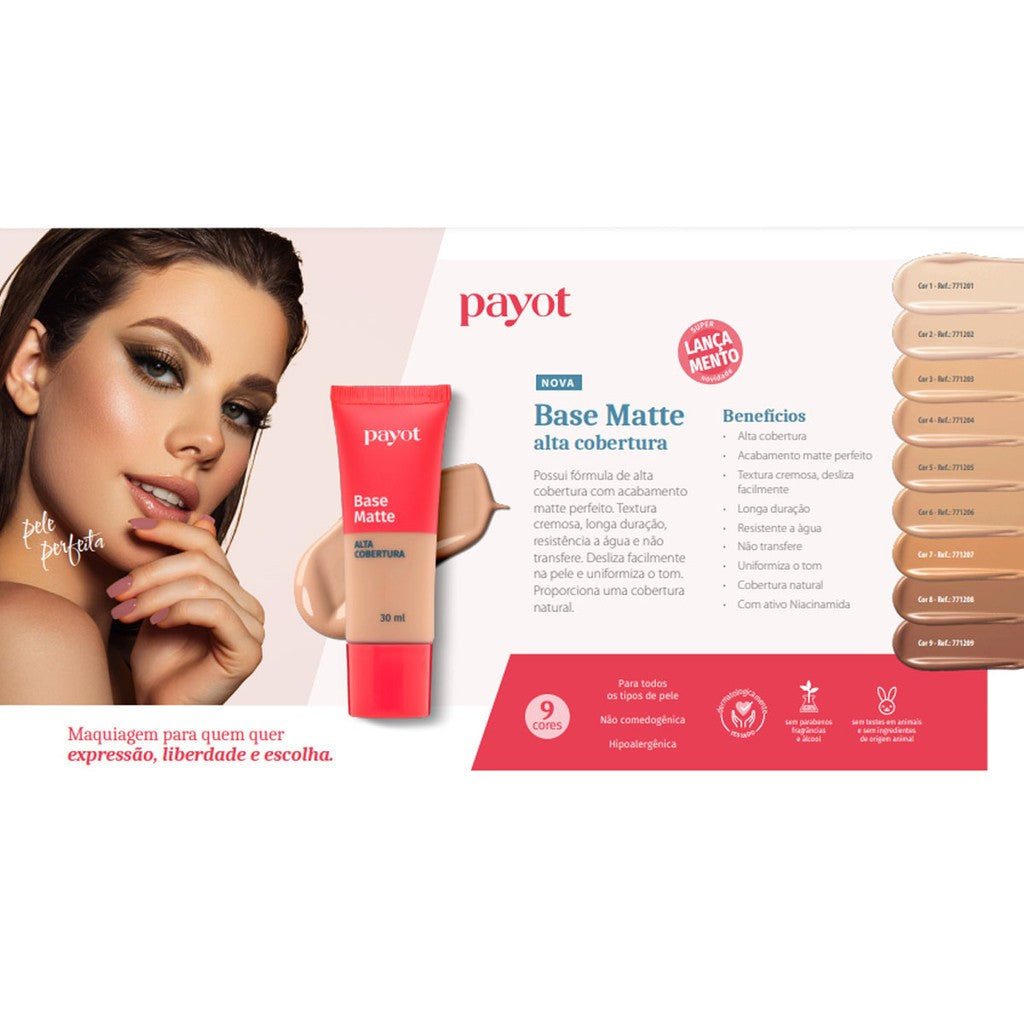 Base Matte Boca Rosa - Cobertura Alta