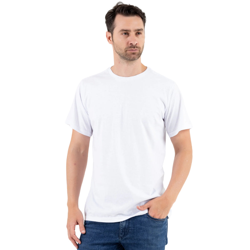 Camiseta Masculina Básica Branca